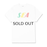 WIND AND SEA  SEA"TRICOLOR"TEE / WHITE(GR-YE-RD)