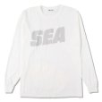 画像1: WIND AND  SEA (sea-alive) L/S T-SHIRT / white (1)