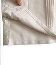 画像6: isoha / 花ブロック　キューバシャツ / ポケット付き /beige