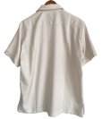 画像7: isoha / 花ブロック　キューバシャツ / ポケット付き /beige (7)