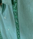 画像3: isoha / 花ブロック　キューバシャツ / green
