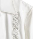 画像2: isoha / 花ブロック　キューバシャツ / ポケット付き / white