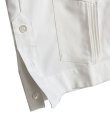 画像4: isoha / 花ブロック　キューバシャツ / ポケット付き / white
